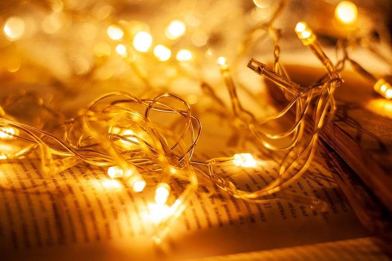 Fairy light canopy