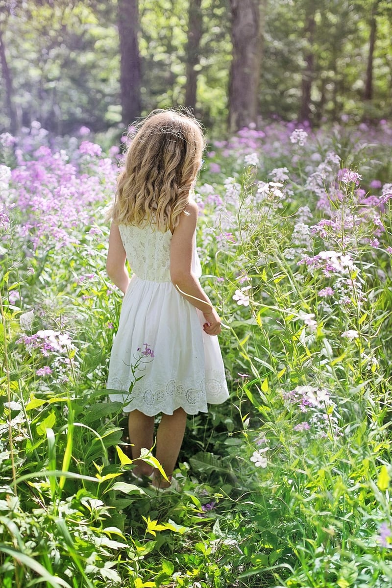 Woman in a Secret Garden